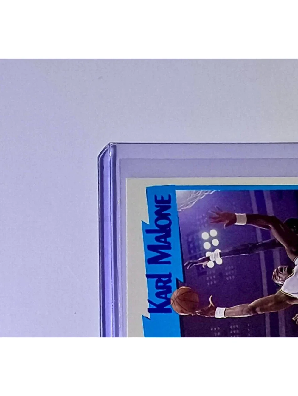 Michael Jordan Karl Malone 1991-92 NBA Hoops #306 Basketball Card Chicago Bulls